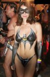 Nude Halloween Party - Naked Bodypaint MILF Batgirl Costume - NSFW - Geek Tits - Shelf Porn.jpg